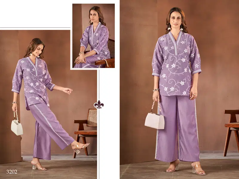 Ladies Flavour 3202 and 3203 Vatican Top With Pant Wholesale Online
